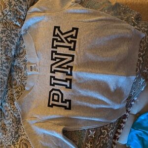 Pink by VS slouchy off shoulder sweatshirt